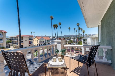 Enjoy your first cup of coffee on our upper front balcony