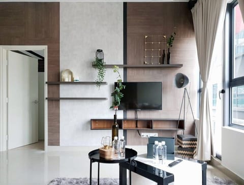 A modern interior.