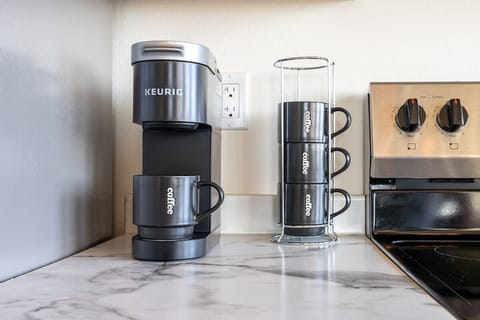 K-Cups Coffee + Complimentary Tea, Sugar and Creamer 