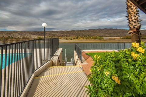Steps to the dock