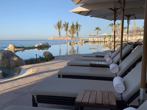 Infinity pool overlooking the Sea of Cortez