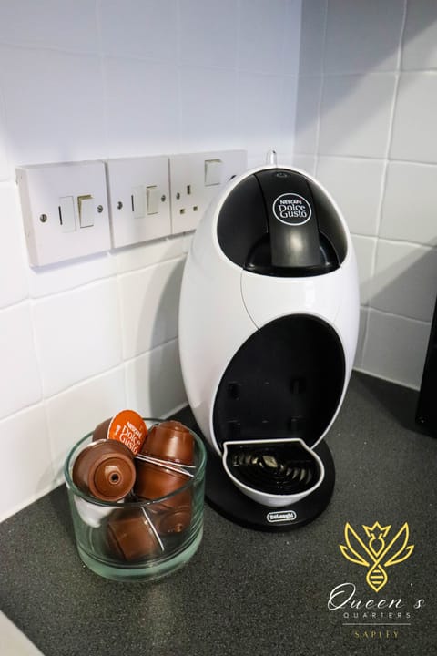 Guests are welcome to use our coffee machine with pods provided