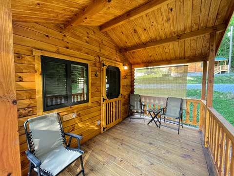 Covered Porch - Covered porch with outdoor furniture