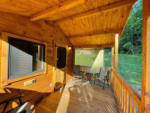Covered Porch - Covered porch with outdoor seating