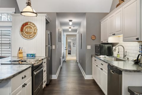 Hallway leads to bedroom #2