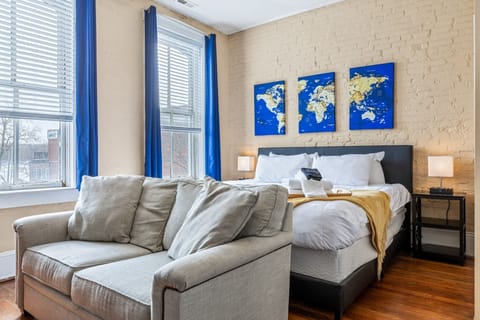 Bed - Ceiling Fan - Natural Light