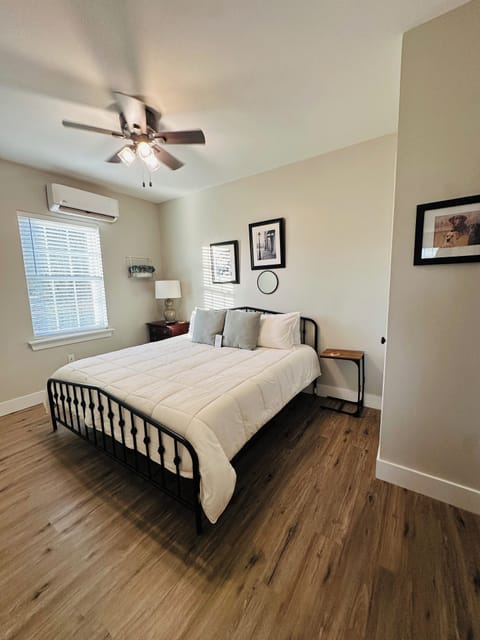King size super comfy bed in master bedroom with flat screen tv