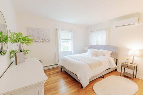 Bedroom 2 with Queen bed,  Nectar Mattress,  full size closet and dresser