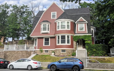 Front of house.  The rental unit is located on the top floor (3rd floor).