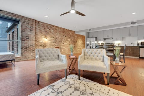 Seating options are plenty in this space