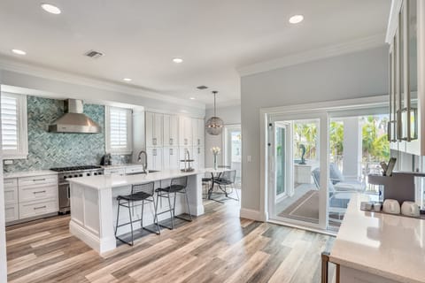 Kitchen Area with Balcony Access