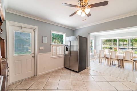 Our wonderful kitchen and dining area is very spacious and pleasant