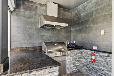 Grilling becomes that much easier with the summer kitchen