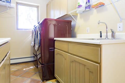 Laundry room.