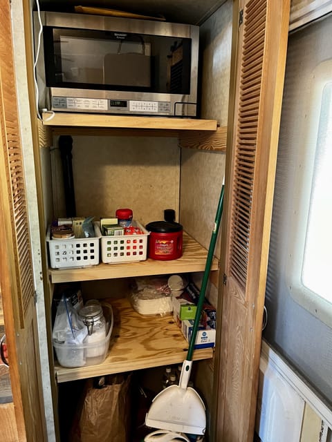 large microwave- in pantry
