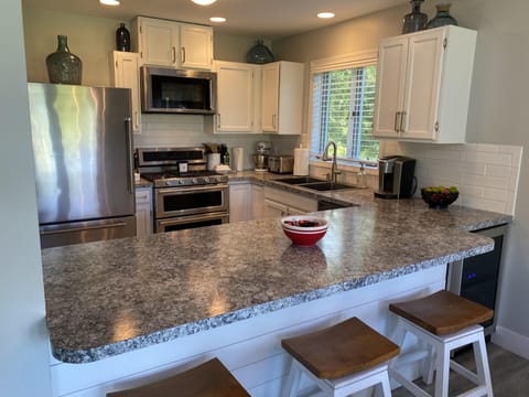 Functional kitchen with Kitchen Aid appliances and all the amenities of home!!