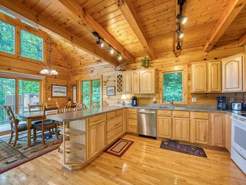 Kitchen into Dining Room