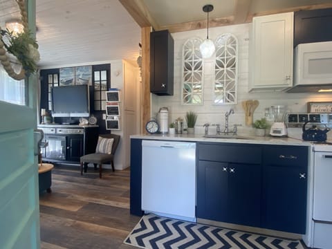 Info Board for area attractions, menus, first aid cards &  Huron Event Schedule 