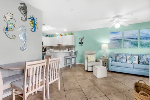 Living to kitchen view