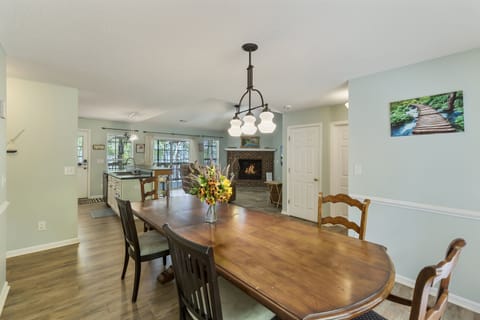 Dining area (photo taken before coffee bar was setup).  