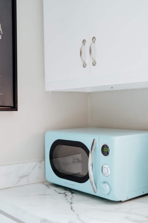 Easy access microwave for busy lifestyles.