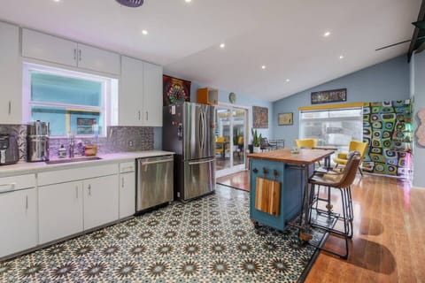 A chefs kitchen, we're loaded with everything you need to cook a great meal.