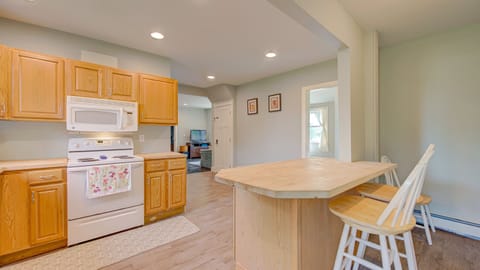 We provide basic spices, coffee, sugar and oil for your use.