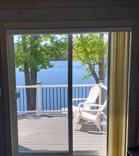 view from living room slider