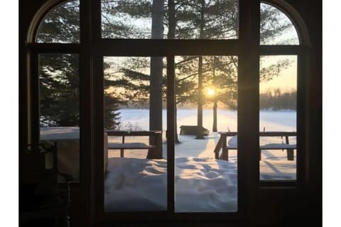 Incredible views of the serene bay right from the living room