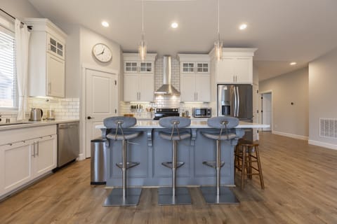 Island with extra seating