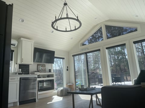 Open Living Room & Kitchen