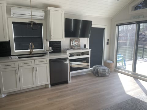 Open Living Room & Kitchen