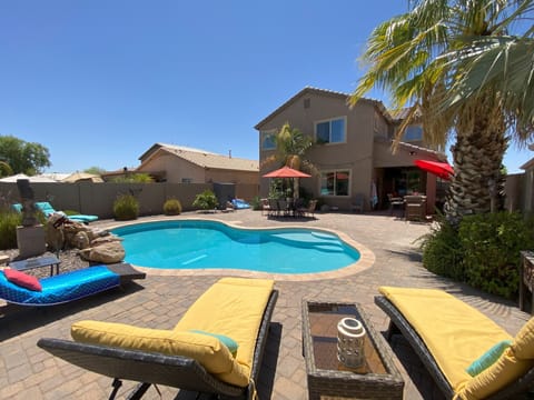 Spacious, private backyard.