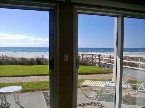 Right near the beach access