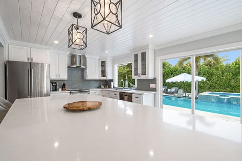 Kitchen View From Bar