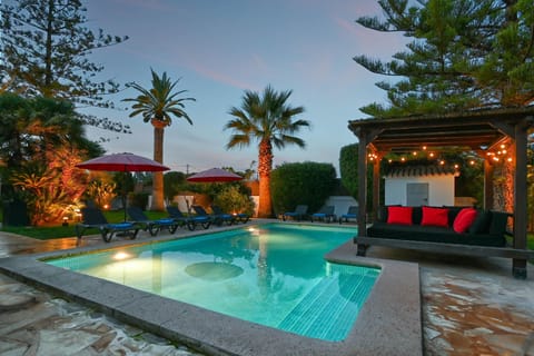 Terrace and pool