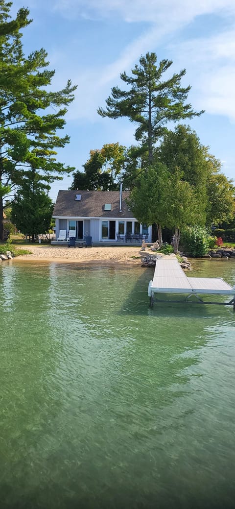 View of house from Torch Lake.