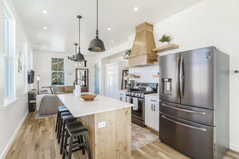 Love cooking?! We have a full kitchen on every level so you can feel right at home making home-cooked meals with your loved ones!