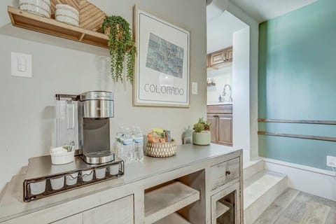 We have some great coffee shops that are just minutes away (even within walking distance!), but don’t hesitate to make a fresh cup of coffee first thing in the morning and grab some of the creamer from the fridge too!