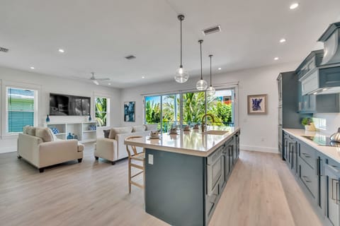 Kitchen and Living Room