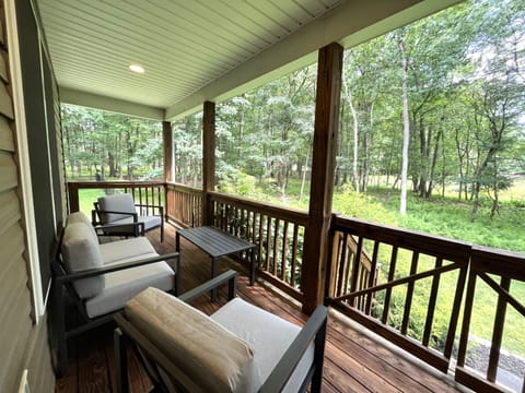 The nature view from the side porch. 