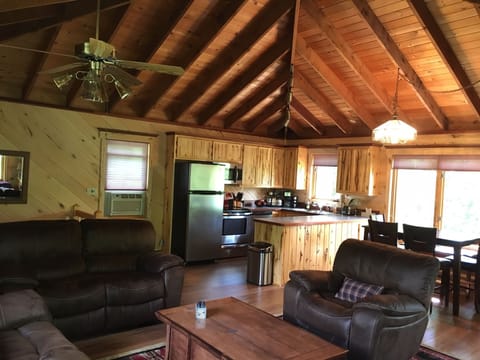 Open Floor Living on Second Level 