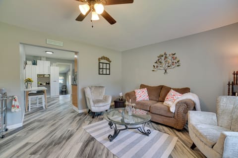 Frederic Vacation Rental | 3BR | 1BA | 2 Exterior Stairs