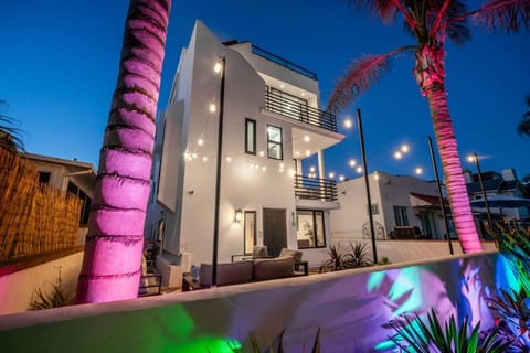 Outdoor Lounge: Experience enchanting evenings under twinkling lights and vibrant palm trees!