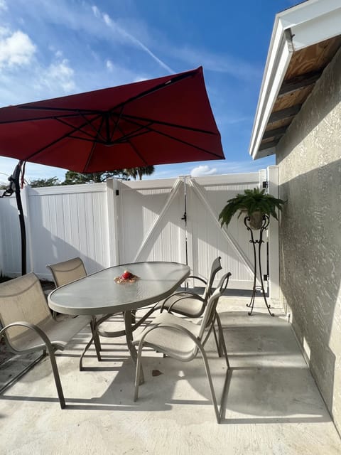 Sit outside and enjoy the Florida sun.  