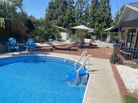 Heated saltwater pool from March to November.