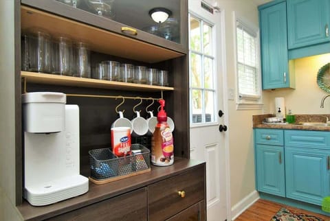 Enjoy some coffee in the morning or cocktails in the afternoon.