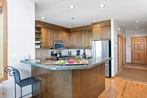 Indoors, Kitchen, Microwave, Oven, Refrigerator