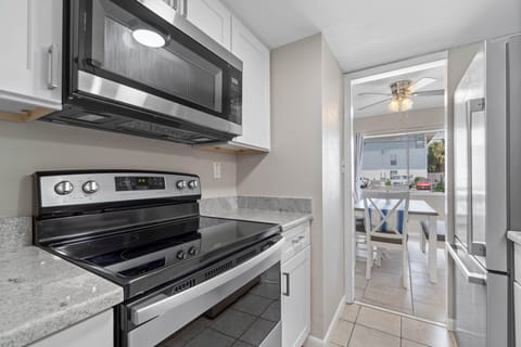 Glass top stove and microwave