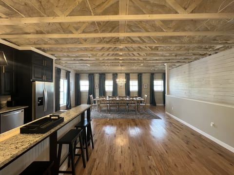 Large dinning table and set